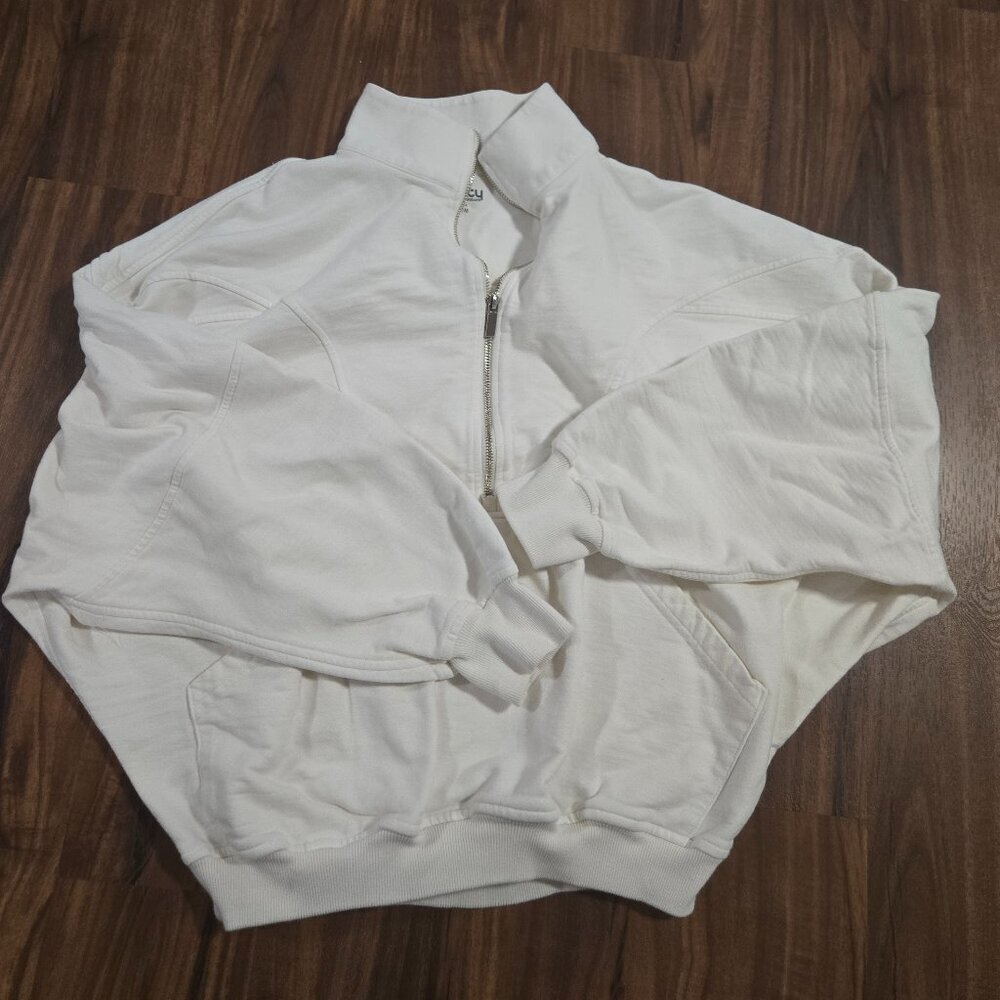 Booty by Brabants White/Ivory Half-Zip Pullover size S/M - Picture 9 of 10